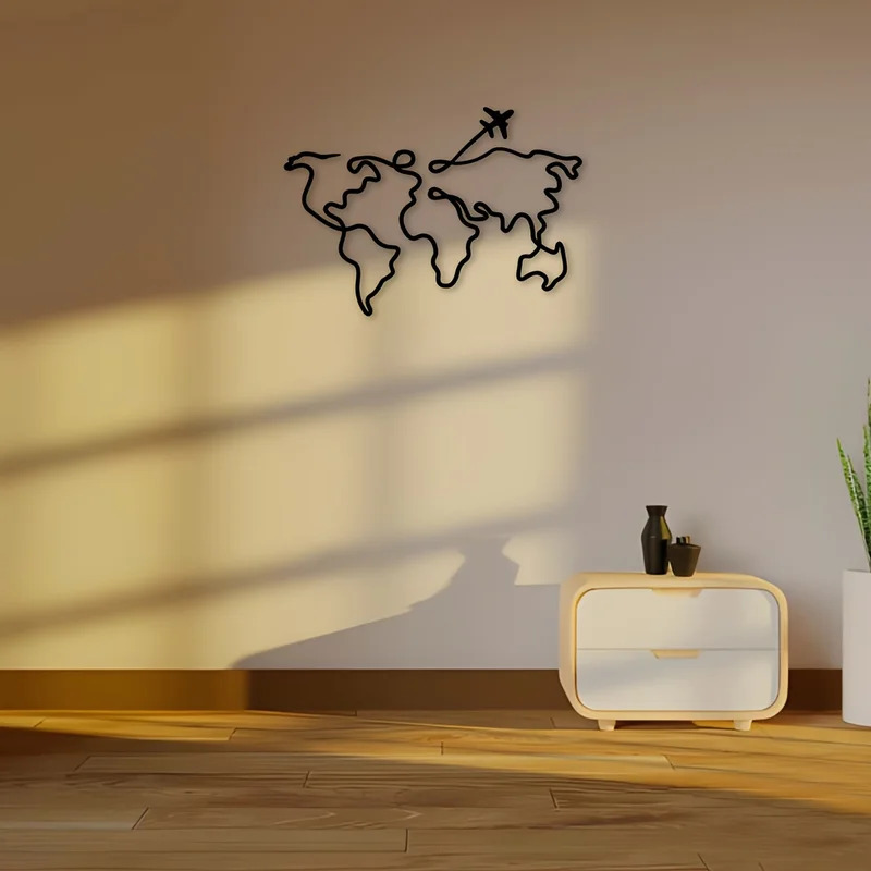 Office Furniture World - Sculpture murale en métal de Style