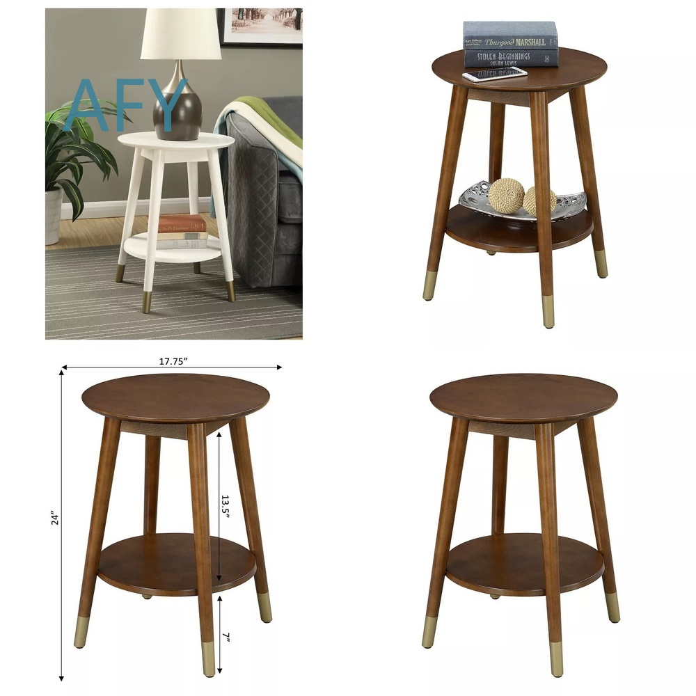 Office Furniture Ikea - Table d'appoint en bois avec compartiment
