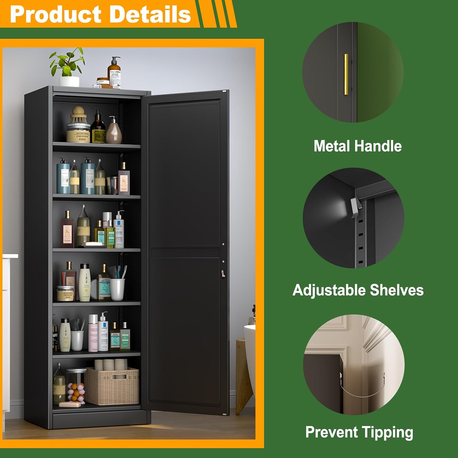 Casier de rangement étroit en  - Locker Storage Metal avis et prix
