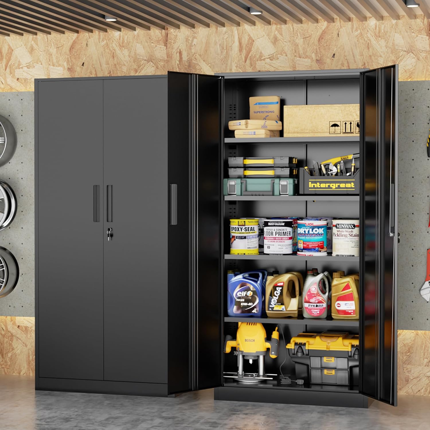 Armoire de rangement haute en  - Locker Storage Metal avis et prix